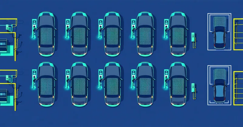 Fleet depot charging integration with fleet management software