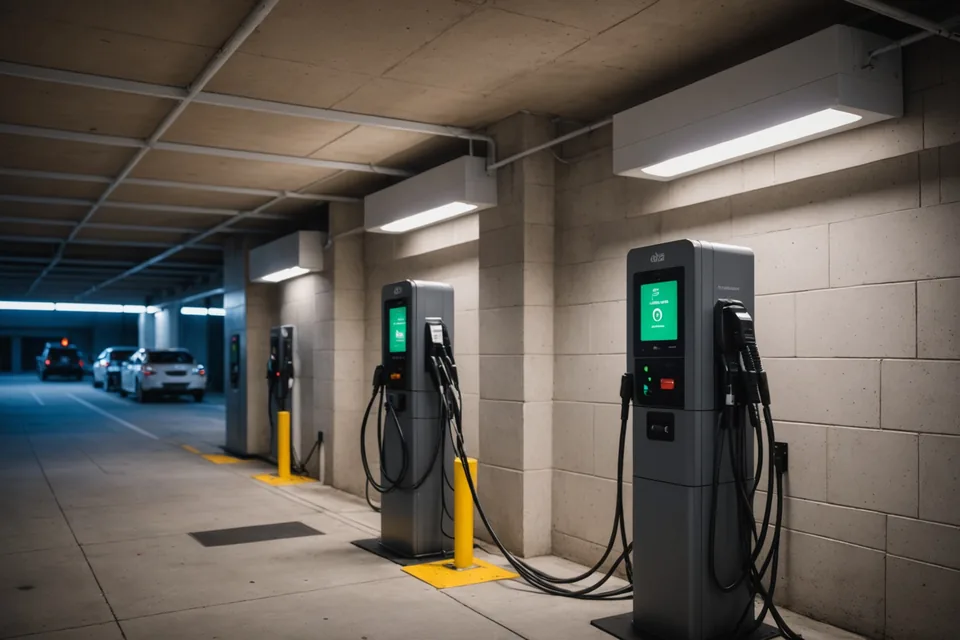 EV charging network health and uptime monitoring